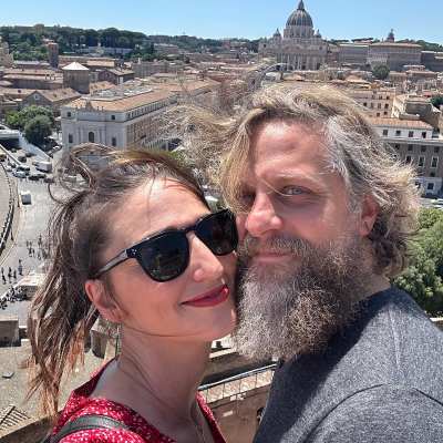 Sara Bareilles and Joe Tippett in their sweet beacation to Rome.